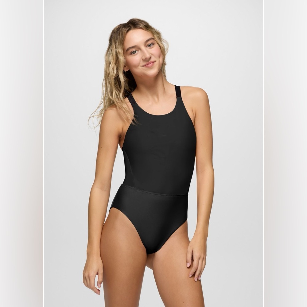 Prana Baja Bound Cutout One Piece in Black